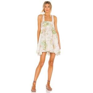 Free People Let The Sunshine In Light Combo Floral Printed Tunic, Size XS, New